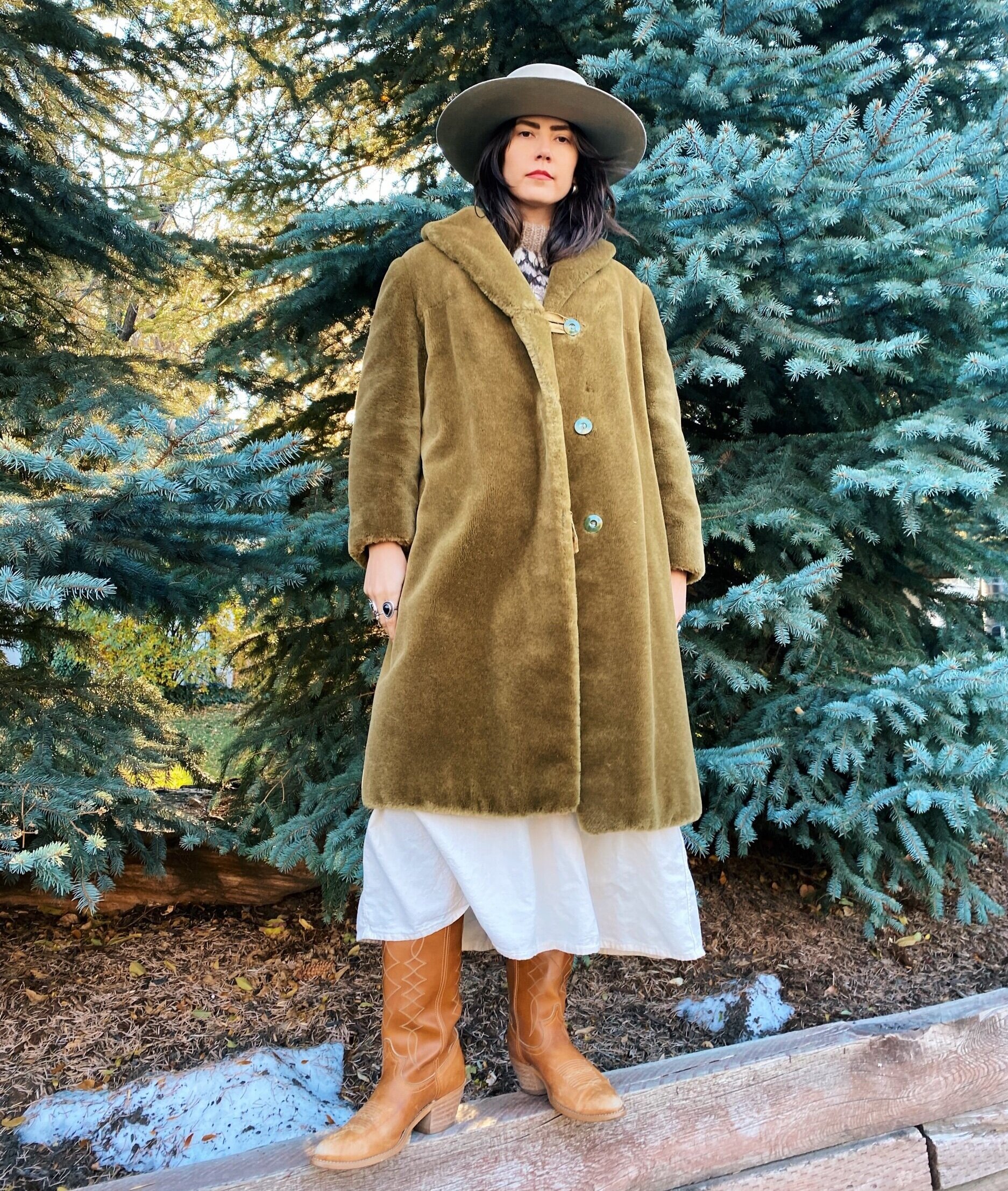 Vintage OCHER MOTOLUXE ALPACA TEDDY COAT Garmentory