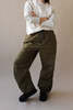 Pipe & Row ALI CARGO PANTS - Olive Green - Thumbnail 1