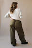 Pipe & Row ALI CARGO PANTS - Olive Green - Thumbnail 2