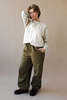 Pipe & Row ALI CARGO PANTS - Olive Green - Thumbnail 3