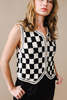 Pipe & Row Zanna Knit Vest -  Black/Ecru - Thumbnail 3