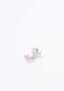 DEPARTMENT Pink And White Rhinestone Hearts Earring - Single - Thumbnail 3