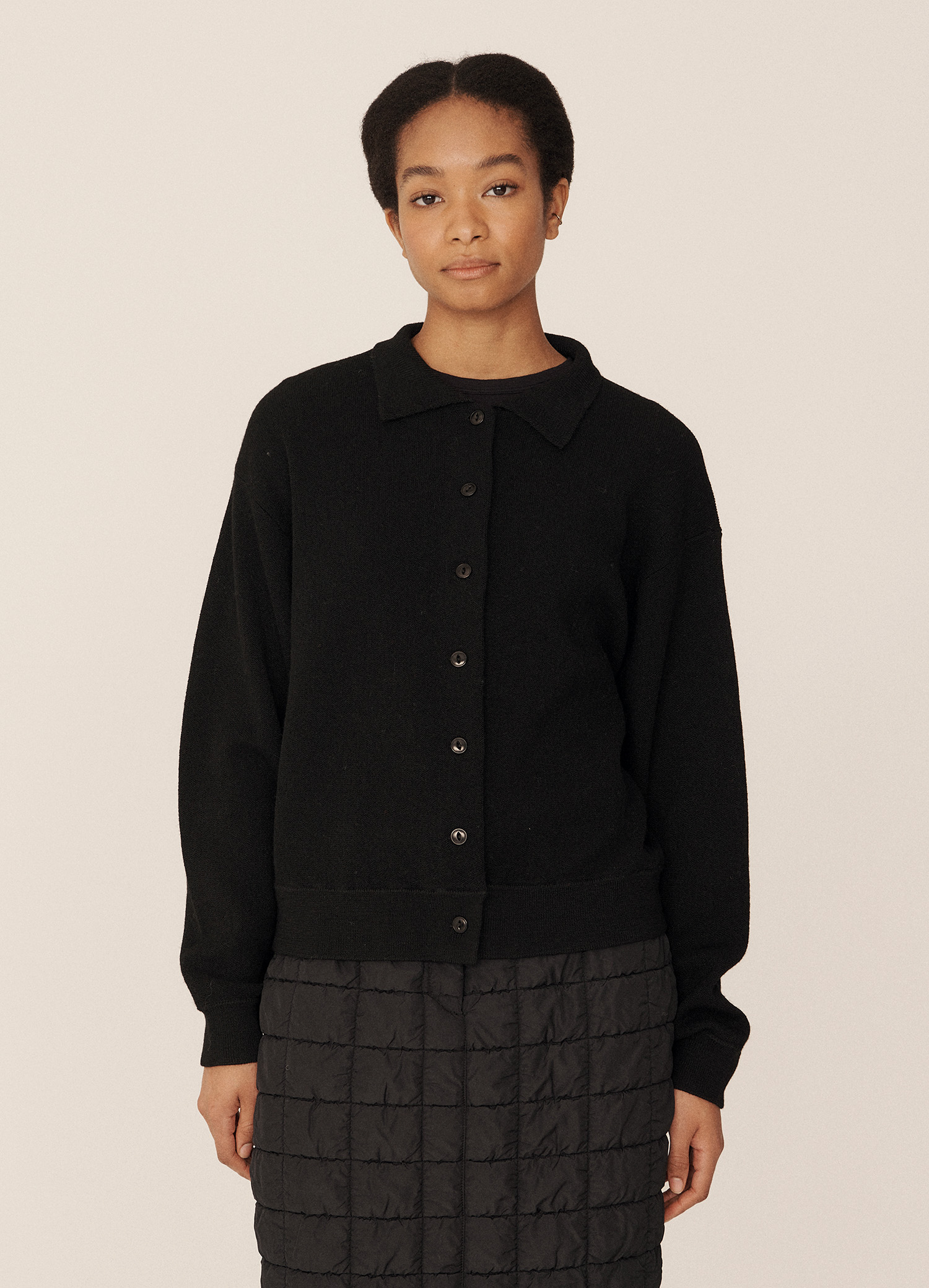 24時間以内発送【美品】YMC Rat Pack Knit Cardigan YMC Rat Pack Cardigan in Brown Multi YMC