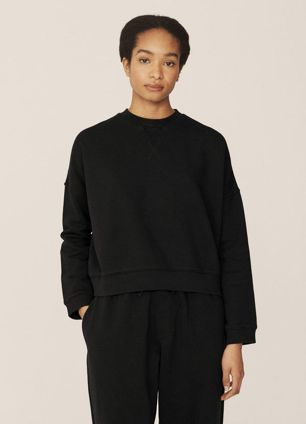 YMC Almost Grown Sweatshirt Black on Garmentory
