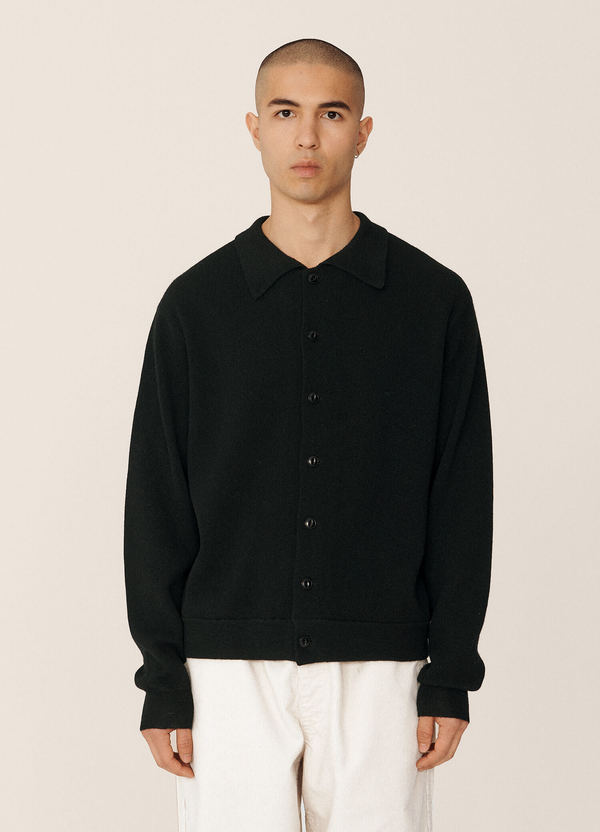 【美品】RATS/ラッツ CARDIGAN PATCH XL ブラック YMC Rat Pack Cardigan, Black – Glasswing