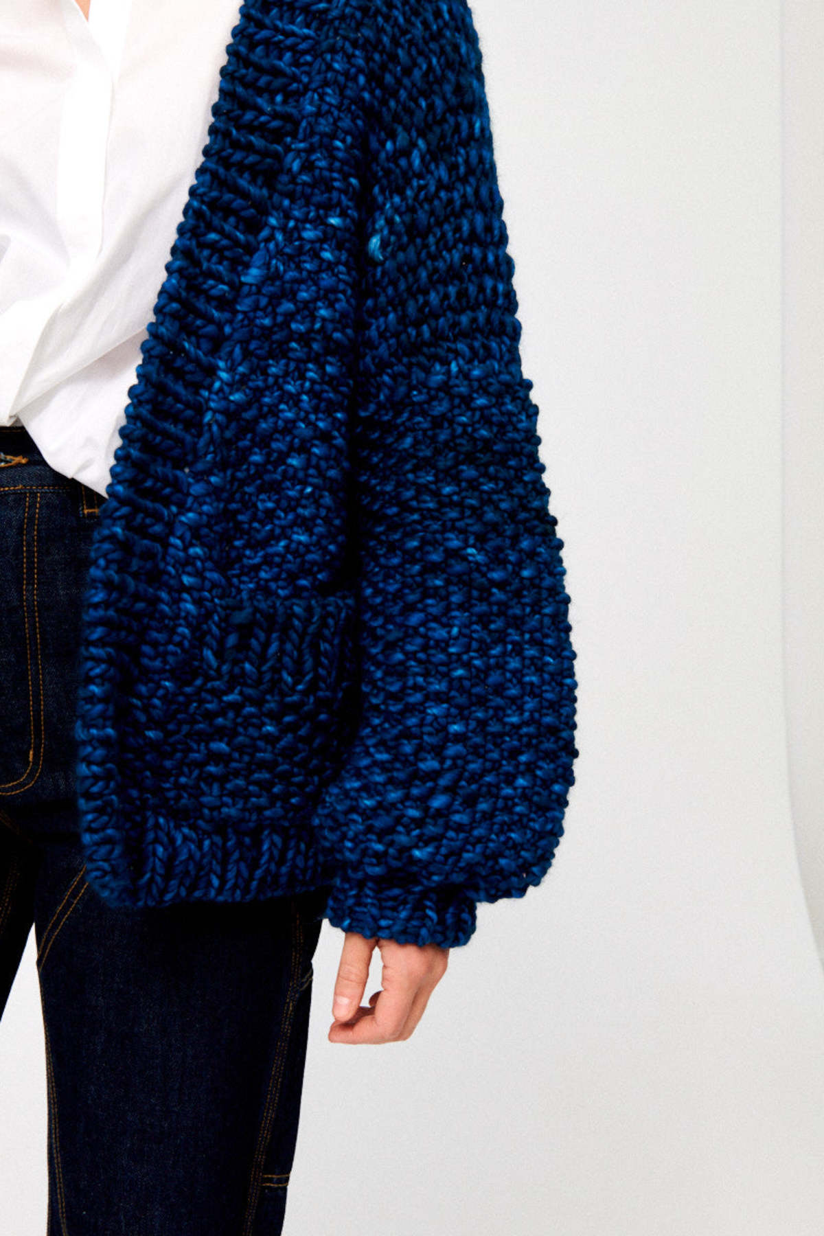Nia Thomas Lalua Knit Cardigan - Azul | Garmentory