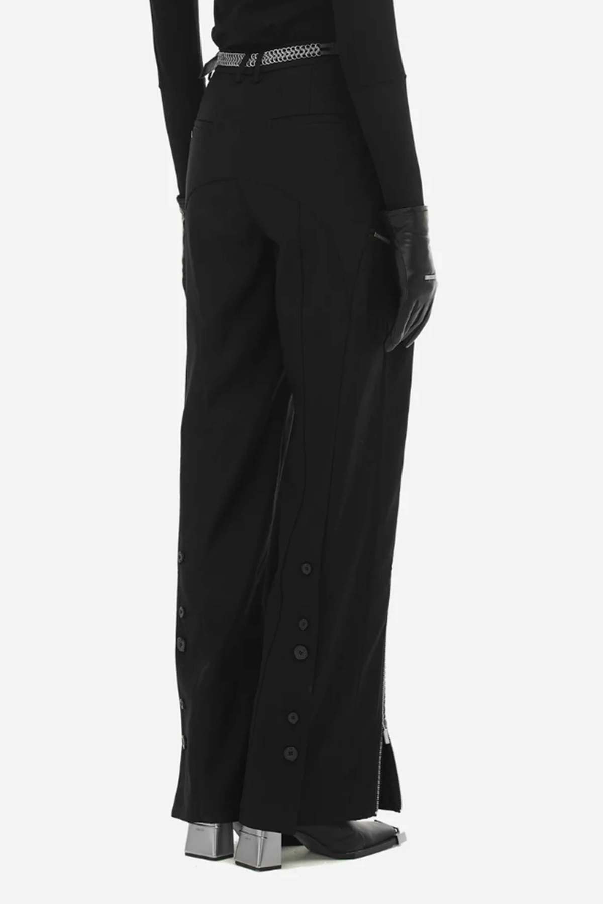C2H4 Arc Streamline Zipped Tailoring Trousers - Black - Image 2 of 4