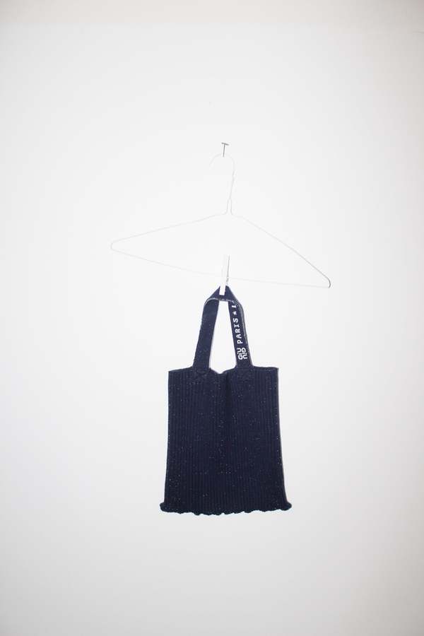 giu giu NONNA Petit Sac Tote Bag - Blu Sapphire Glitter/Alien 