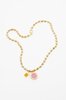 A. Carnevale PAINTED BALL CHAIN NECKLACE - Silver/Vermeil - Thumbnail 3
