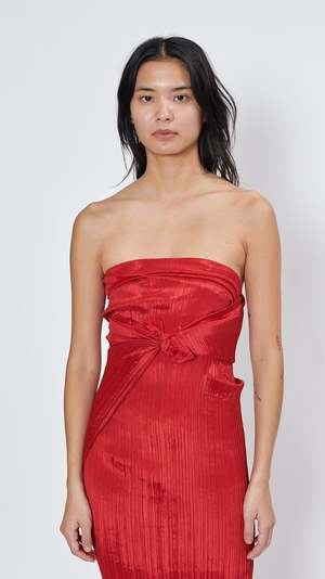 小物 pleatsplease COLORFUL MADAME-T SMALL RED Pleats Please by Issey Miyake Colorful Madame T Stole - Red