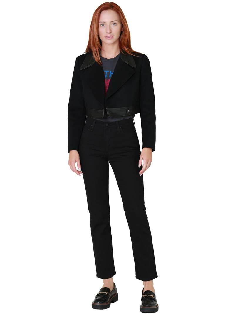 Mackage ROSE 2-in-1 Double-Face Wool Coat - Black | Garmentory