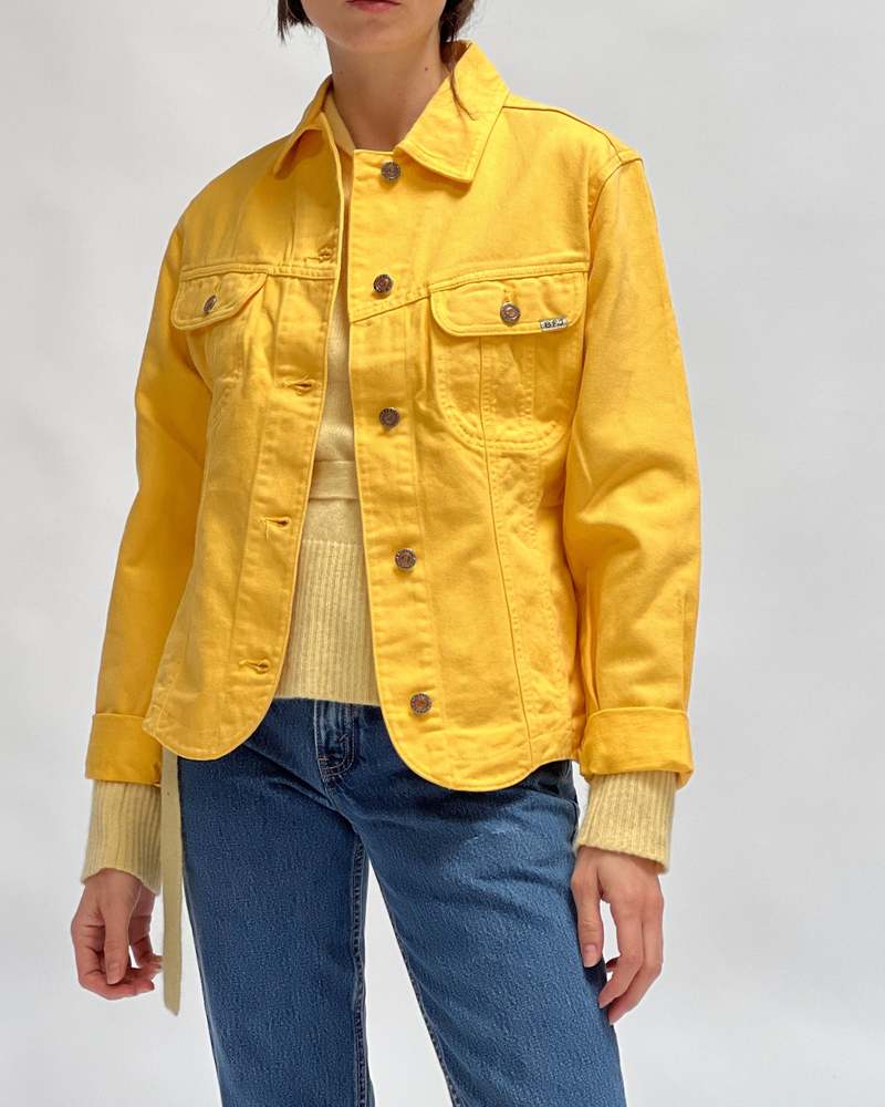 【GOLD】10oz. COTTON / LINEN DENIM JACKET Cotton & Linen Denim Jacket | JJill