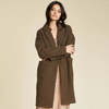 dra Sarah Coat - Chocolate Check - Thumbnail 1