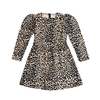BATSHEVA SQUARE NECK MINI PRAIRIE DRESS - LEOPARD VELVET - Thumbnail 6