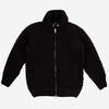 FAIZ T.S. Oxford Waffle Wool Knit Cowichan Sweater - Black - Thumbnail 3