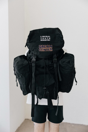 Liberal Youth Ministry バックパック/リュック Liberal Youth Ministry X Large Logo Backpack - Black