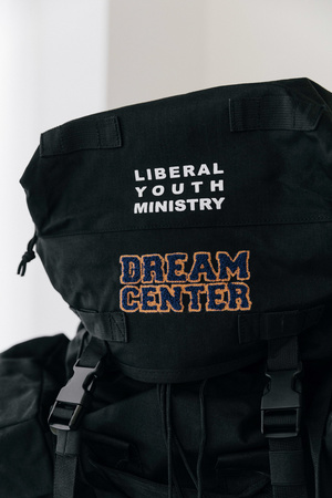 Liberal Youth Ministry バックパック/リュック Liberal Youth Ministry X Large Logo Backpack - Black
