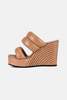 Roam Strata Wedge Sandals - Nude - Thumbnail 1