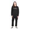 SECOND/LAYER Cropped Pullover W/ Long Script - Black - Thumbnail 1