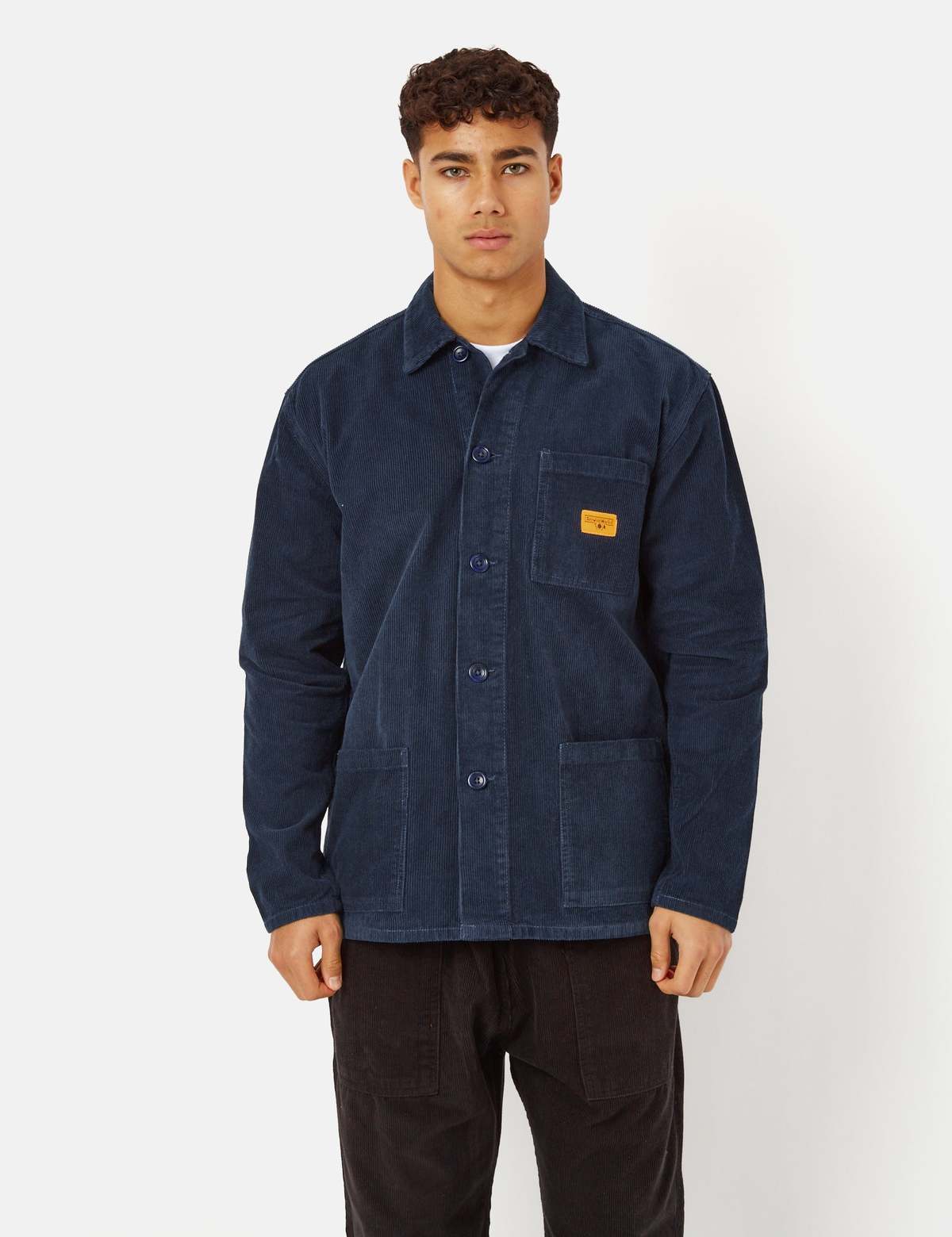 Service Works Coverall Jacket Cord - Navy Blue | Garmentory