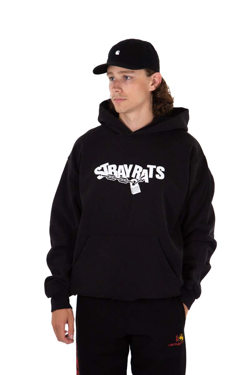Stray Rats Lock Hoodie - Black | Garmentory