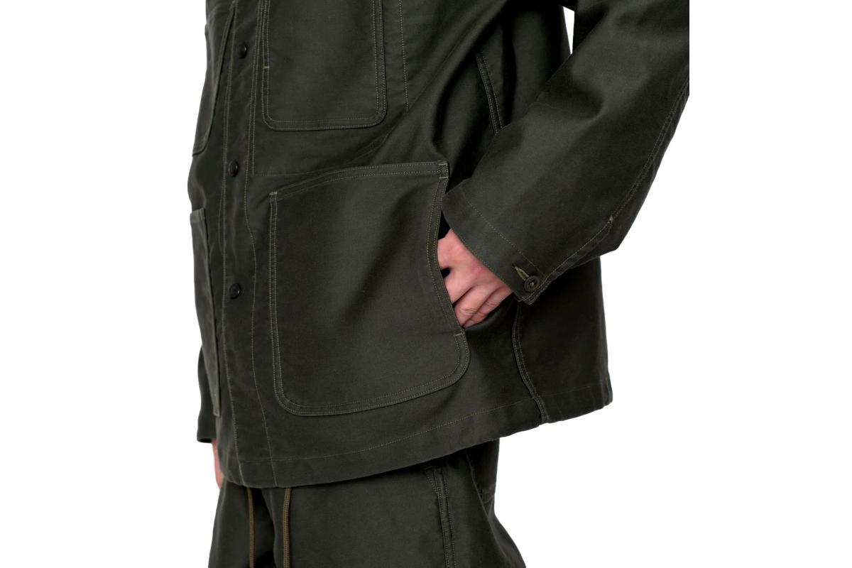 Nanamica Moleskin Dock Jacket Olive Garmentory