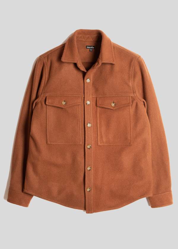 Steven Alan Double Pocket Shirt Jacket - Russet | Garmentory