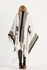 Llama Poncho Shawl - Bone - Thumbnail 2