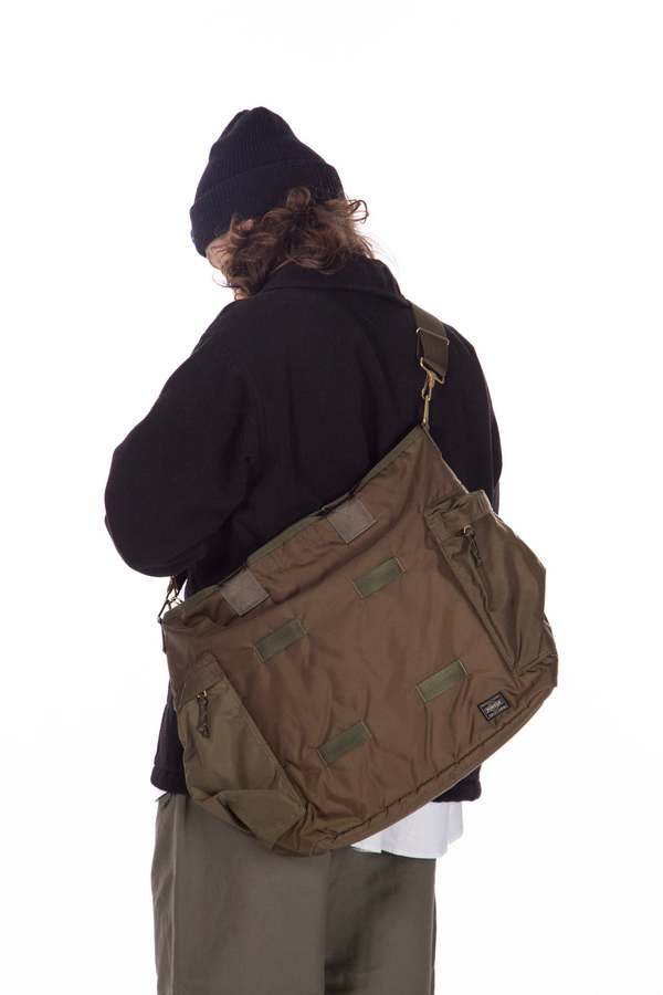 Porter Force 2 Way Tote Bag - Olive Drab | Garmentory