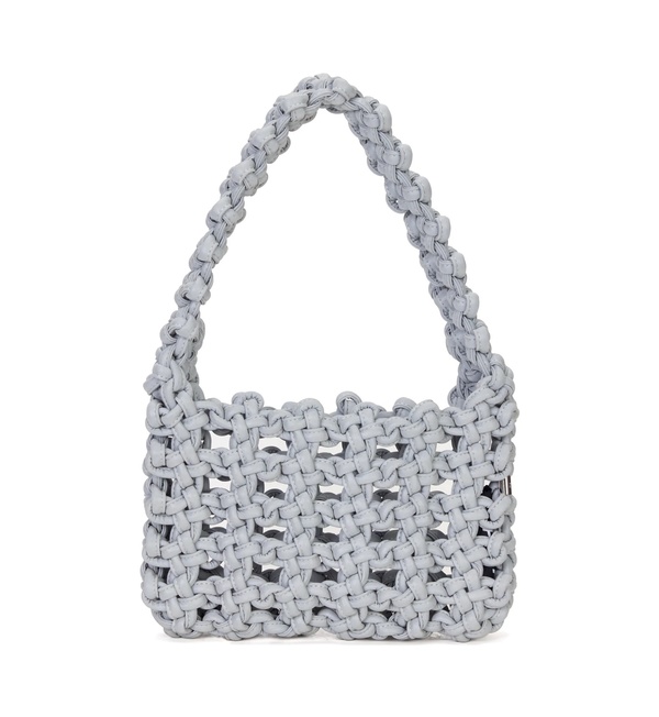 【関税込み】Kara グレー Knot Armpit バッグ KARA Reflective Knot Armpit Zip Pouch Bag - Gray | Garmentory