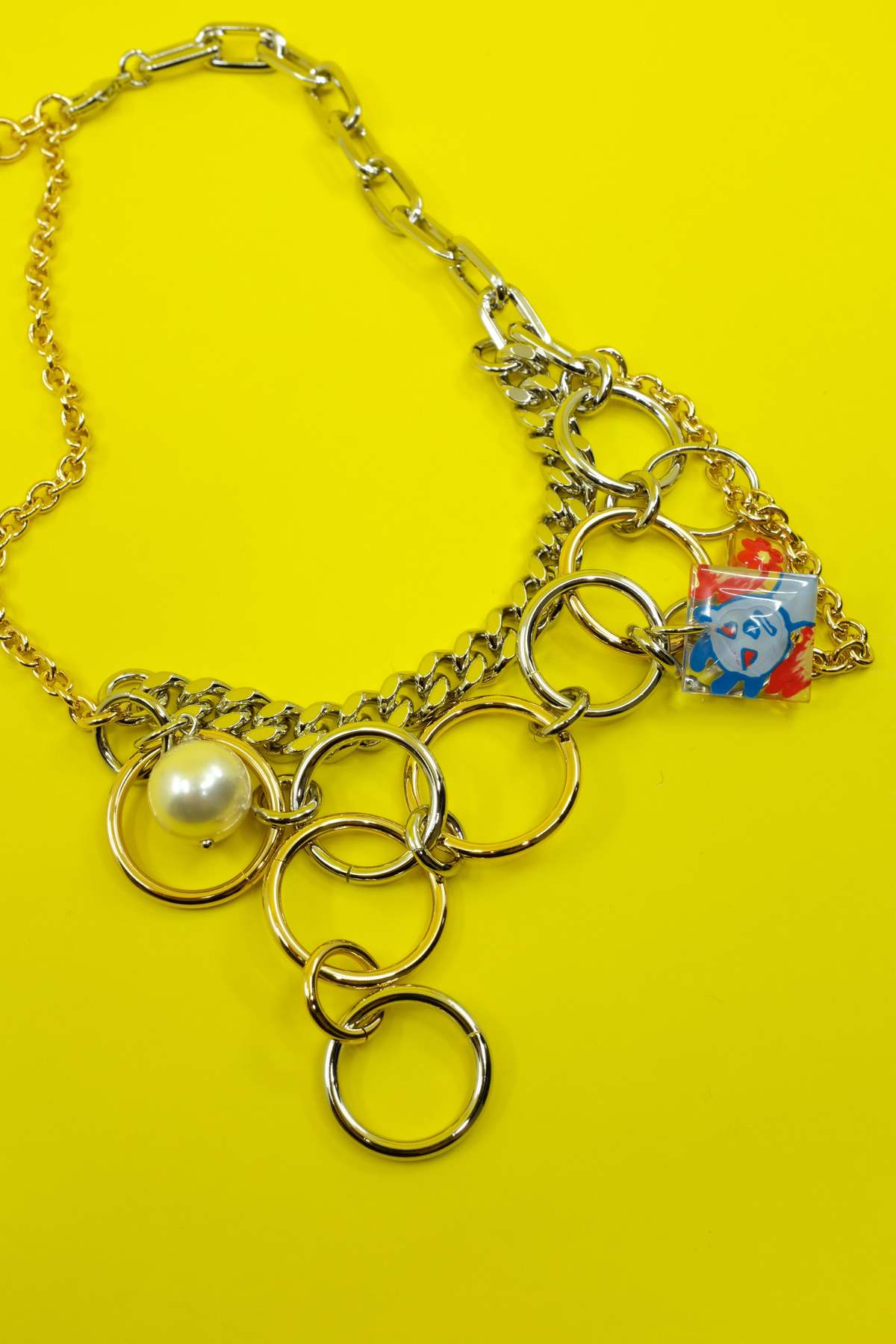 ネックレス・ペンダント Marni Playful Gold And Silver Chain Necklace Marni Playful Necklace - Gold/Silver | Garmentory