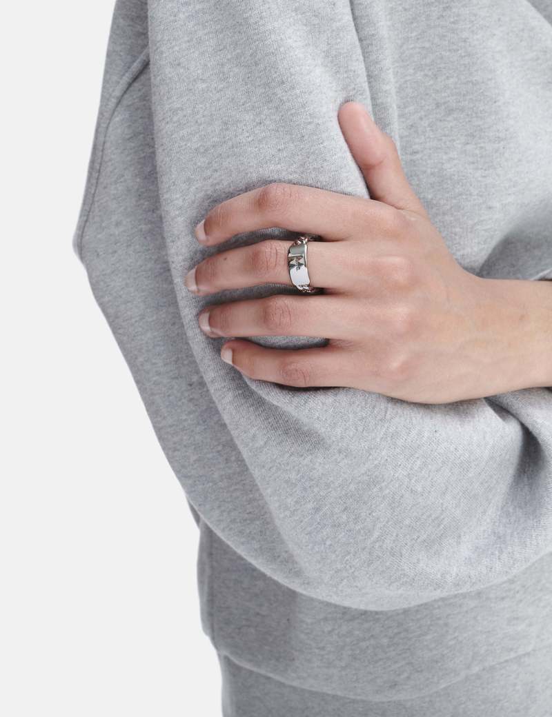 A.P.C. Darwin Ring - Silver | Garmentory