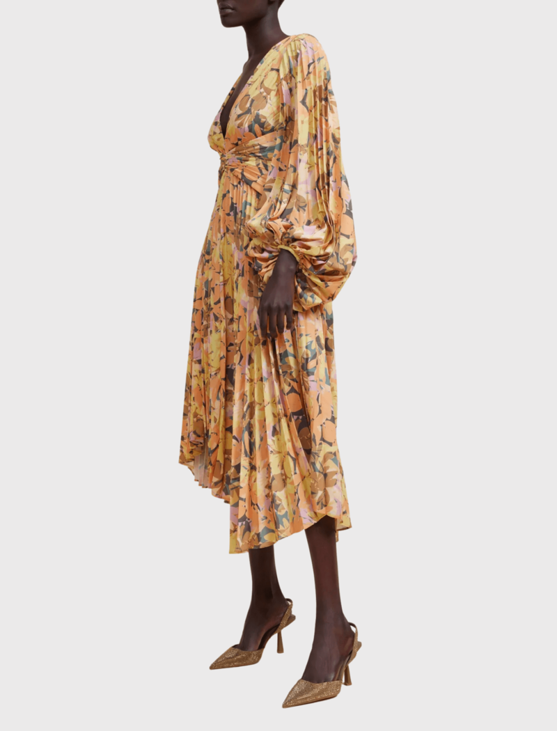 acler Palms Dress - Kaleidoscope Floral
