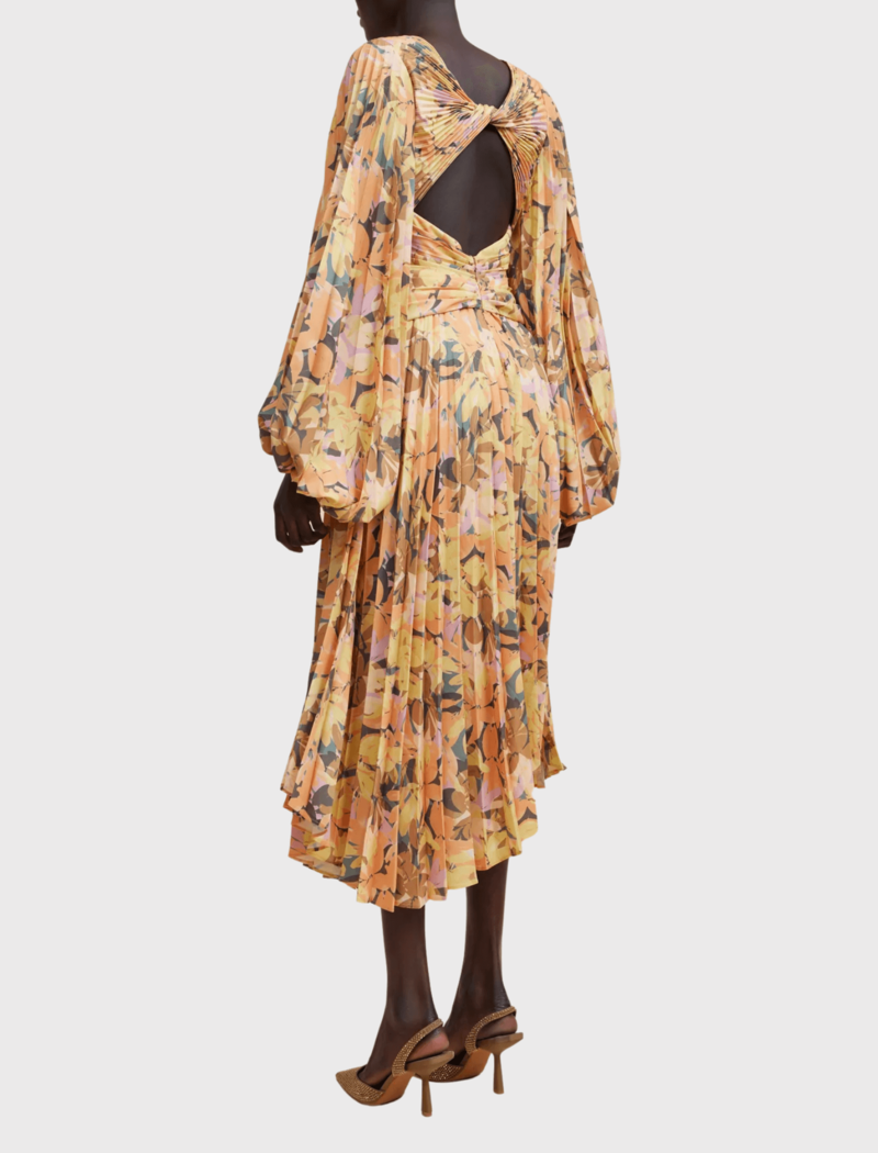acler Palms Dress - Kaleidoscope Floral