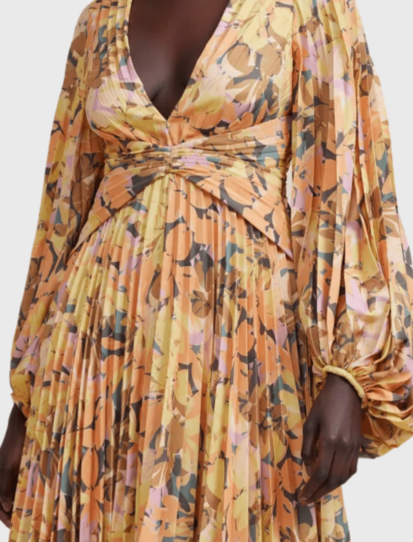 acler Palms Dress - Kaleidoscope Floral