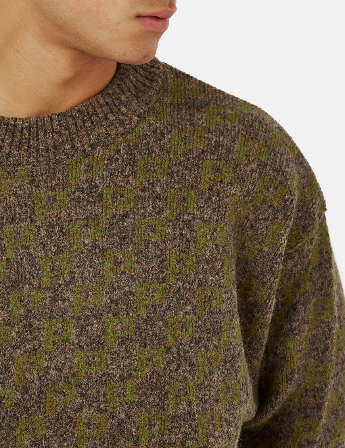 Polar Skate Co. Polar Knit Sweatshirt - Army Green | Garmentory