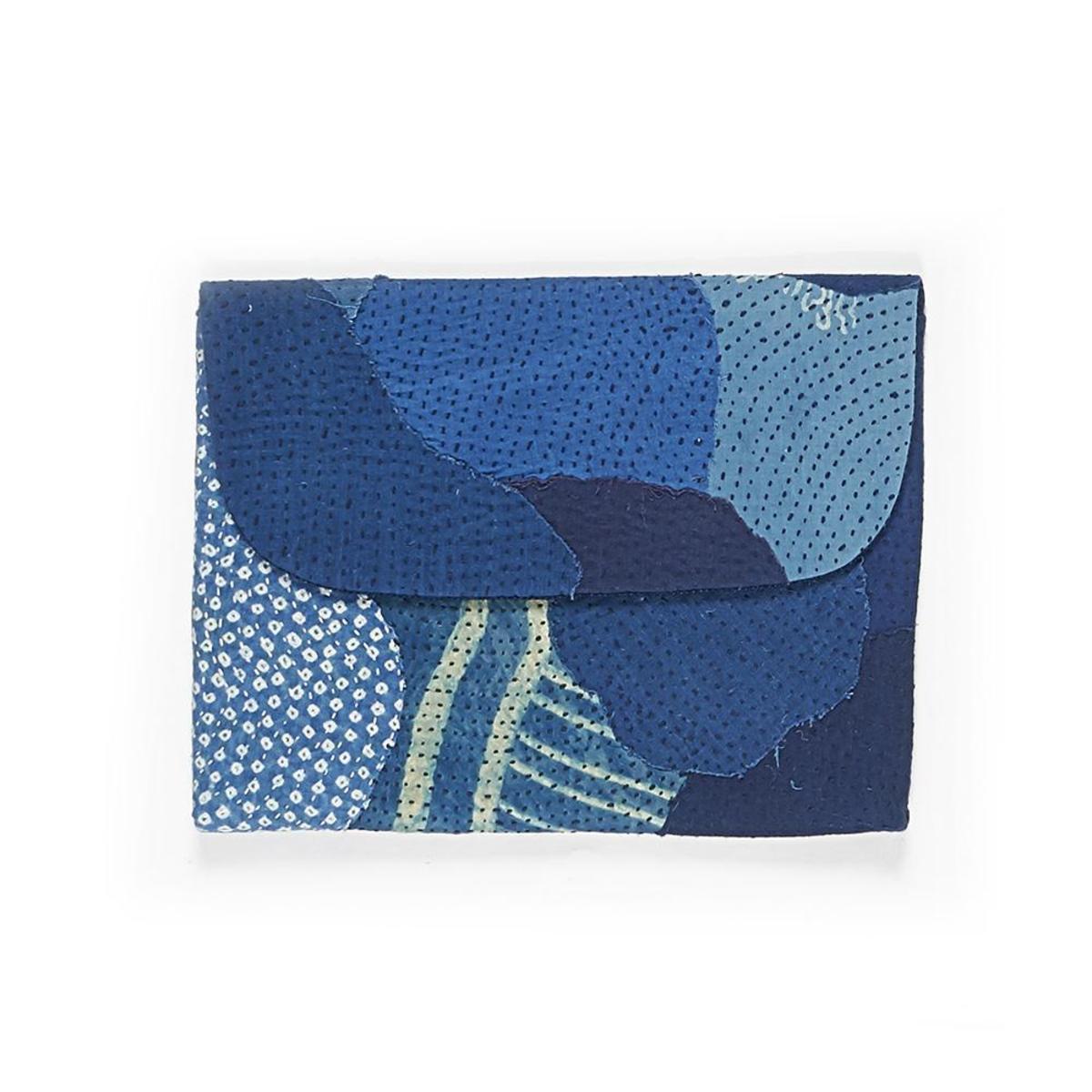 11.11  Indigo Patchwork Laptop Sleeve - blue - Image 1 of 2