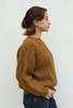 DAĒZA Greek Fisherman Sweater - Olive - Thumbnail 1