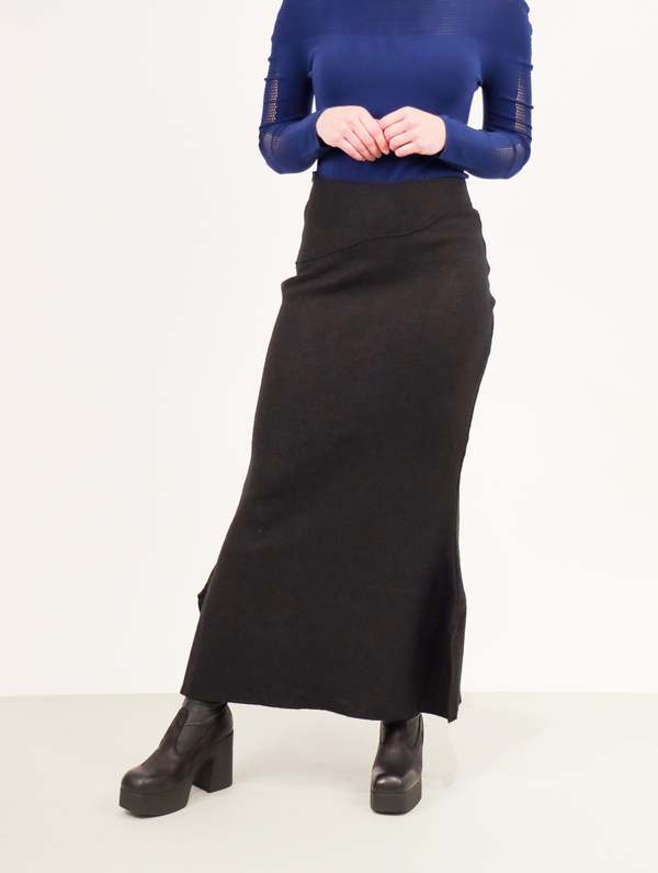 Grind and Glaze Cog Skirt Black Garmentory