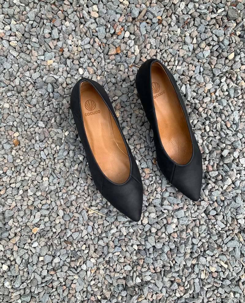 Escarpins Coclico Wumo Raisin - Pointure 37.5 - Cuir Violet - Neuf En Boîte (valeur 350$)