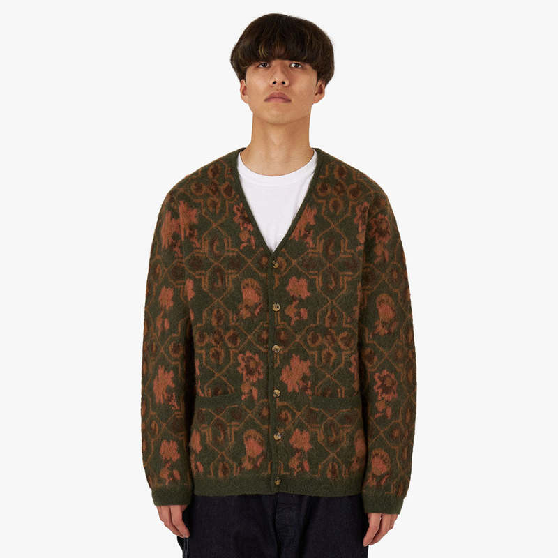 トップス BEAMS PLUS 19AW MOHAIR CARDIGAN M Beams Plus Cardigan Stretch Mohair in Green | REVOLVE