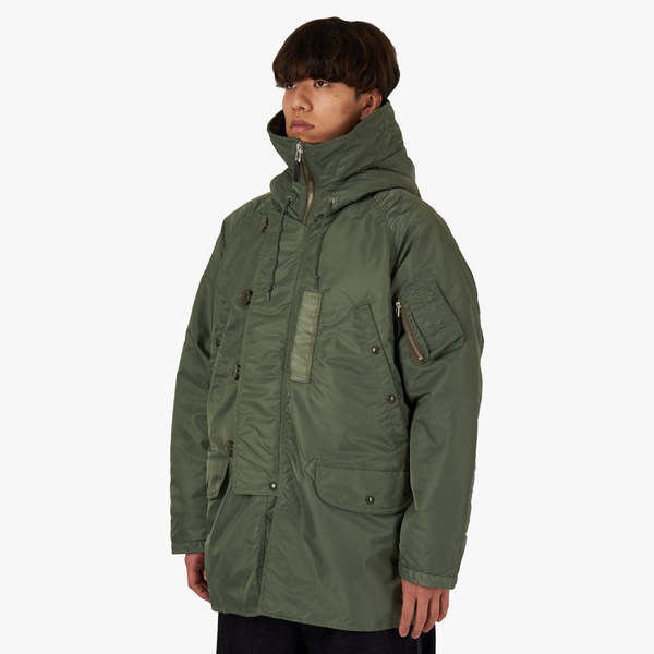 BEAMS PLUS MIL Type N-3B Down Jacket -Sage | Garmentory