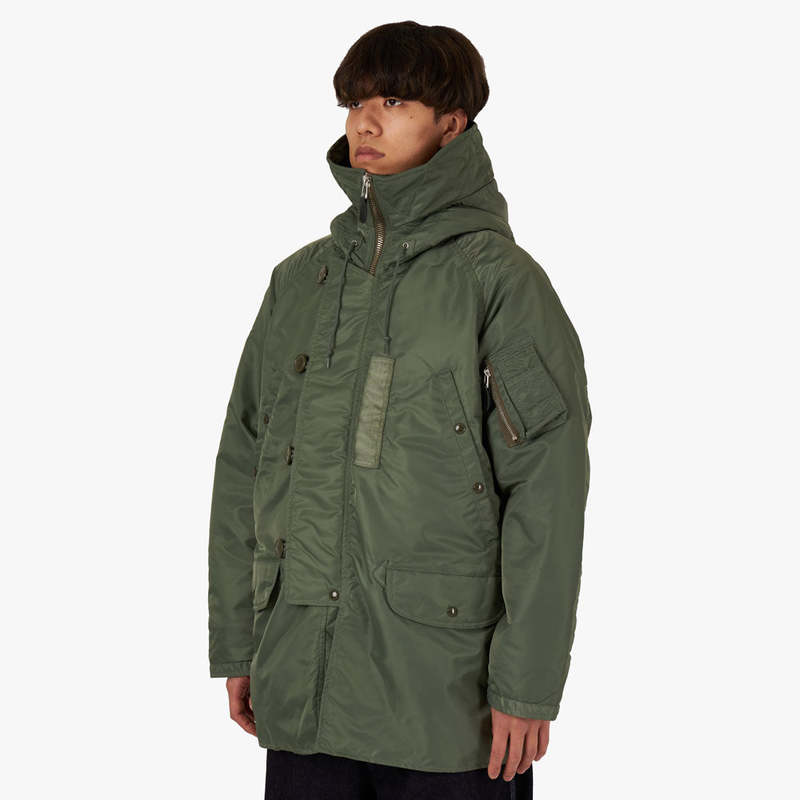 BEAMS PLUS MIL Type N-3B Down Jacket -Sage | Garmentory