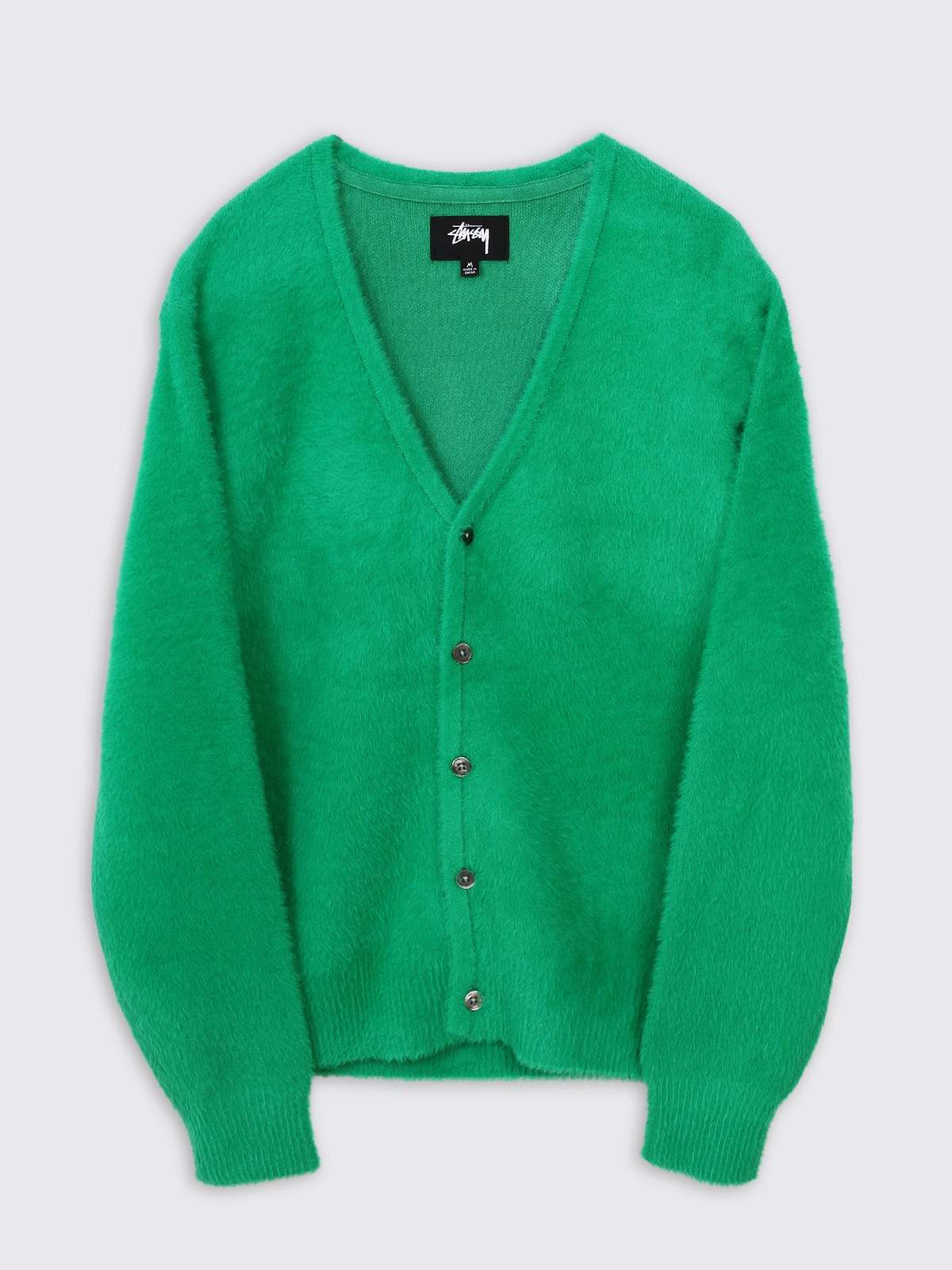 Stussy Shaggy Cardigan - Kelly | Garmentory