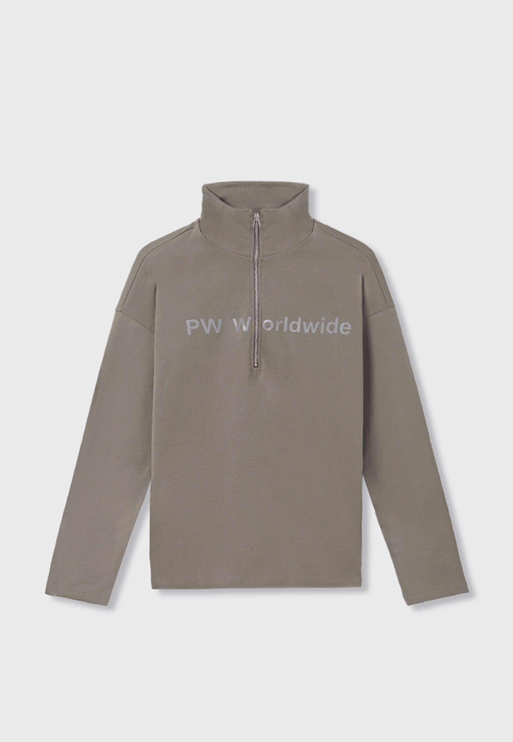 Paloma Wool Hugo 1/2 Zip Sweater - Grey | Garmentory