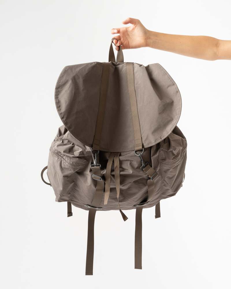 Amiacalva Extra Large Split Yarn Backpack - Grey | Garmentory