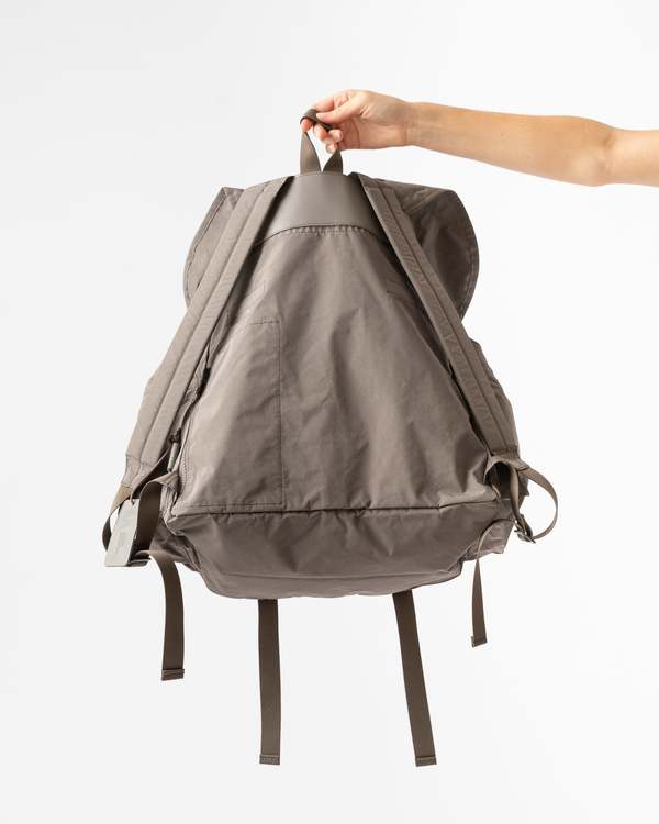 Amiacalva Extra Large Split Yarn Backpack - Grey | Garmentory