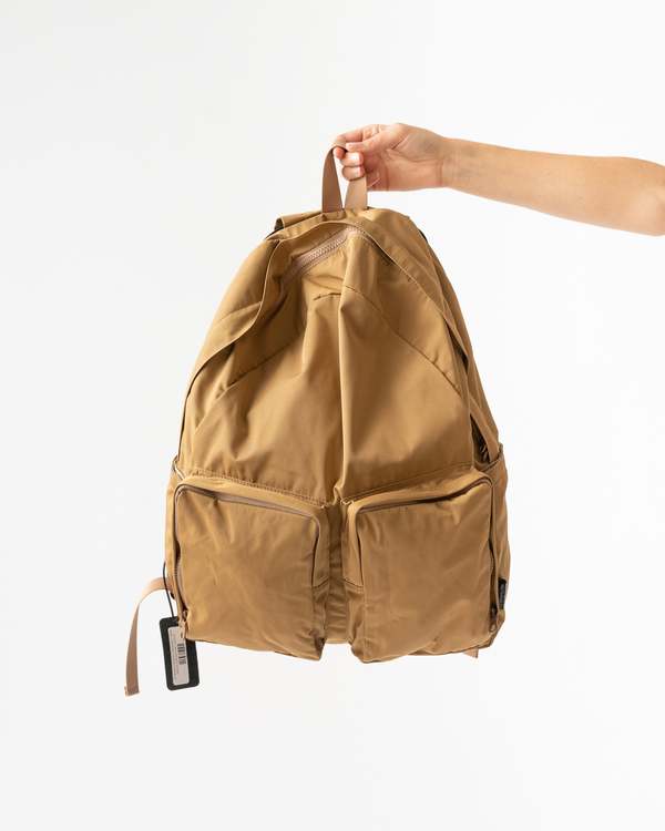 Amiacalva Gabardine Backpack - Beige | Garmentory