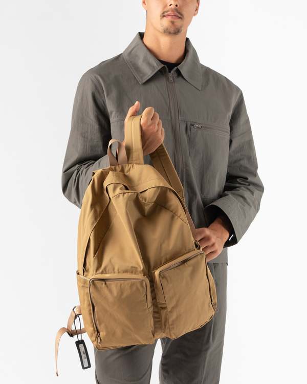 Amiacalva Gabardine Backpack - Beige | Garmentory