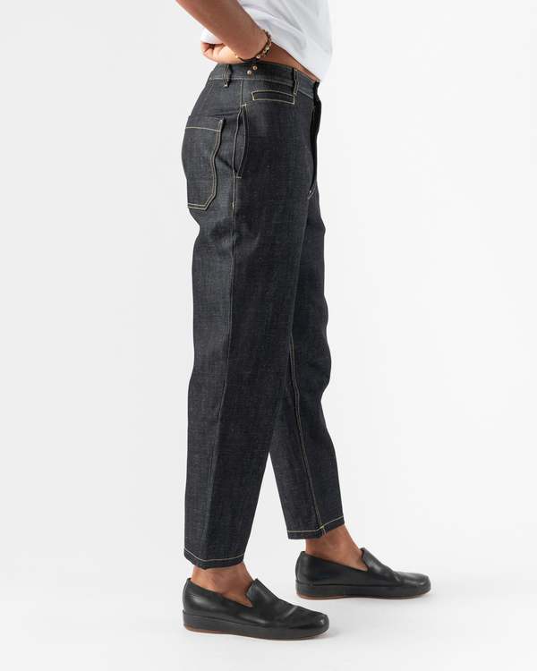 Studio Nicholson Bill Pant in Indigo Selvedge Denim | Garmentory